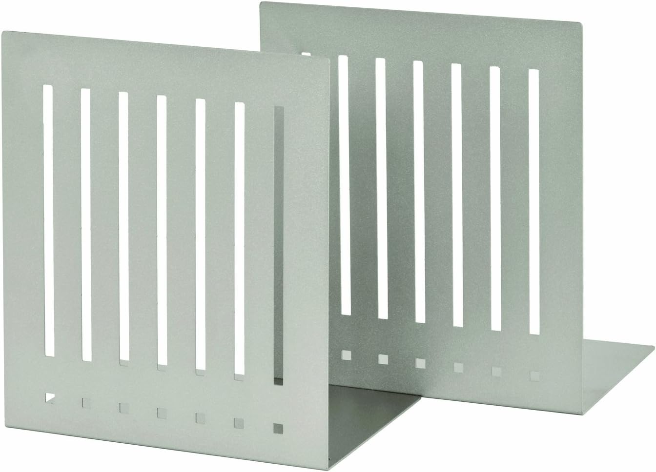 STEELMASTER by BankSupplies 10-Inch Heavy Duty Bookends | Scratch Resistant Finish | Heavy Gauge Material | Non-Slip Padded Base Protection | For Office, Bookshelves, Binders & Books