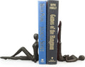 Danya B. ZI11217 Contemporary 2 Piece Ladies Stretching Cast Iron Metal Art Bookend Set